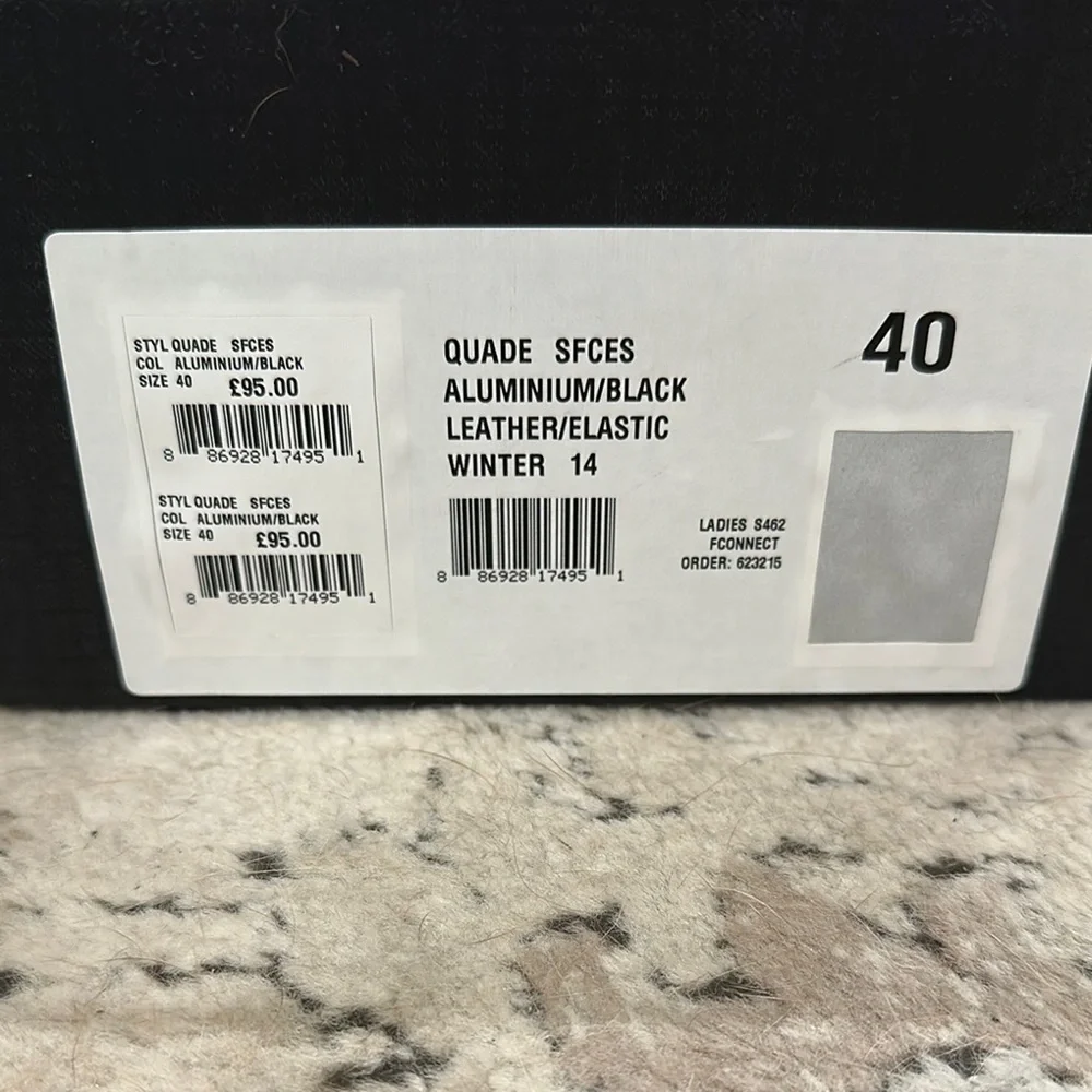 French Connection Women's Charcoal Peep Toe Booties, GREAT condition - Picture 6 of 6